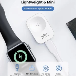 BRAVE BWC-22 Portable Wireless Charger for Apple Watches