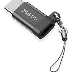 Yesido Micro To Type-C Connecting Adapter Black