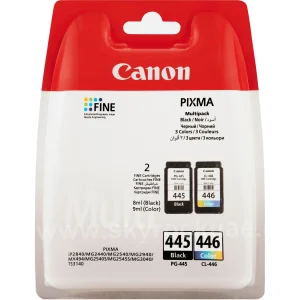 Canon PG445 And CL446 Combo Pack For IP2840 MG2440 MG2540 MG2940 Printers