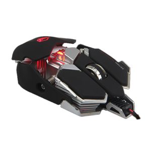 Meetion M990 Mechanical USB Optical Gaming Mouse, Black/Silver