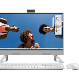 DELL AIO 5420-1256 | Intel 13th Gen i7 1355U, 16GB RAM, 512GB SSD, 23.8"FHD Touch, Intel Iris Xe Graphics, Win11 Home, White, Wireless KeyBoard & Mouse